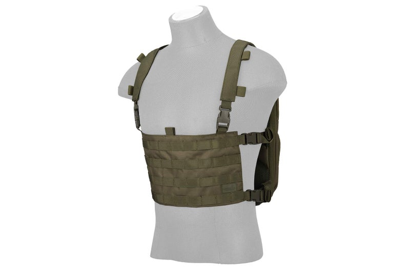Lancer Tactical 1000D Nylon QD Chest Rig and Backpack Combo (OD GREEN) - Image 2